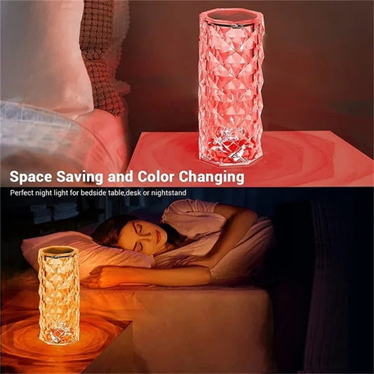 LED Touch Crystal Lamp