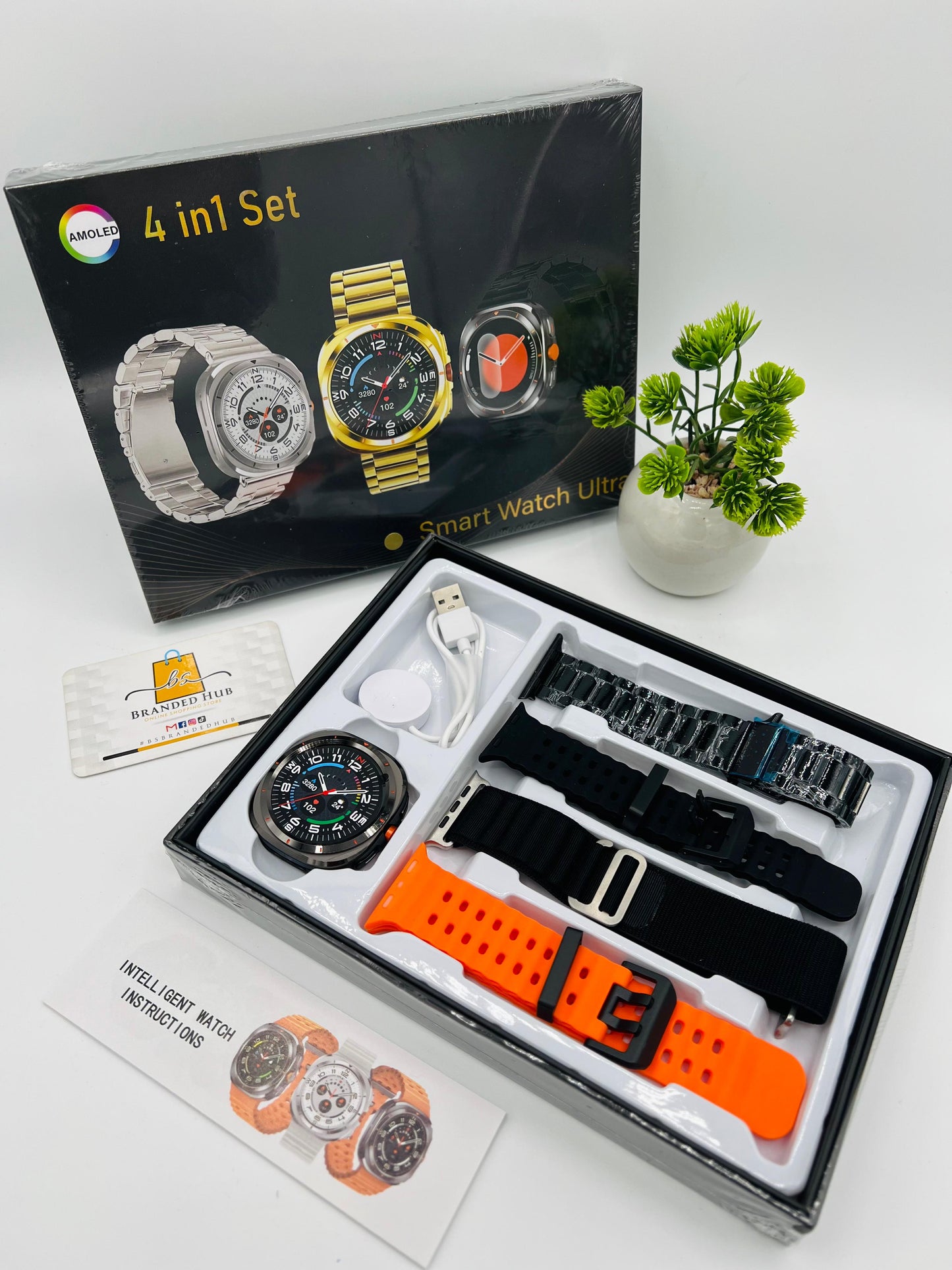 4 in 1 Smart Watch Ultra