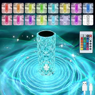 LED Touch Crystal Lamp